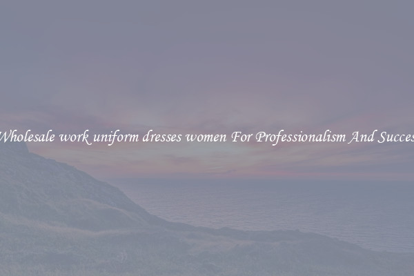 Wholesale work uniform dresses women For Professionalism And Success