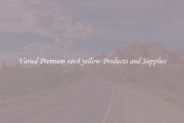 Varied Premium rav4 yellow Products and Supplies