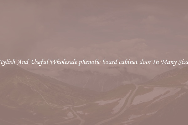 Stylish And Useful Wholesale phenolic board cabinet door In Many Sizes