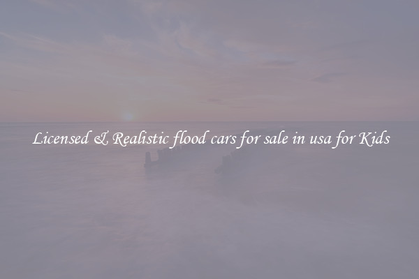 Licensed & Realistic flood cars for sale in usa for Kids