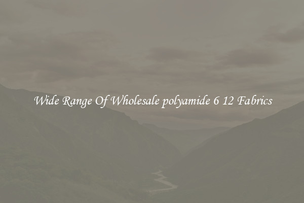 Wide Range Of Wholesale polyamide 6 12 Fabrics