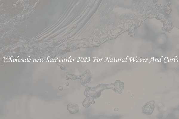 Wholesale new hair curler 2023 For Natural Waves And Curls