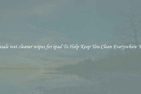 Wholesale wet cleaner wipes for ipad To Help Keep You Clean Everywhere You Go