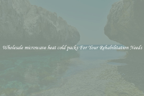 Wholesale microwave heat cold packs For Your Rehabilitation Needs